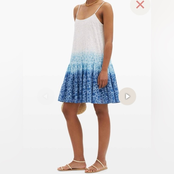 Juliet Dunn Shadow Flower Ombré Tie Dye Dress - Pink Size Medium / Large NWOT - Picture 4 of 11